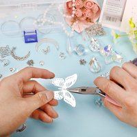400Pcs Exquisite Crystal Sun Catcher Arts Colorful DIY Crystal Suncatcher Crafts Kit Suncatchers DIY Making Supplies Home Decor