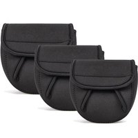 S/M/L Spinning Angelrolle Abdeckung Neopren Rad Schutzhülle Wasserdichte Reel Tasche Lagerung Wasser Tropfen Rad paket Outdoor