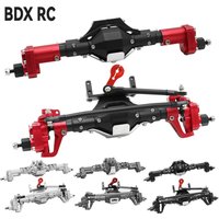 Front and Rear Portal Axle CNC Aluminum Alloy Anodized for 1/10 RC Rock Crawler Axial SCX10 II Spiral Gear 90046 90047 D90 RC4WD