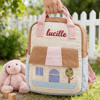 Custom Tree House Backpack for Kids Lightweight Toddler Schoolbag for Boys & Girls Embroidered Travel Backpack Back to School