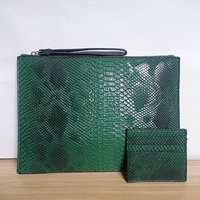 Sacs enveloppe à motif serpent pour femmes, sacs à main en cuir PU, pochette de soirée de marque pour femmes, portefeuille avec porte-cartes gratuit