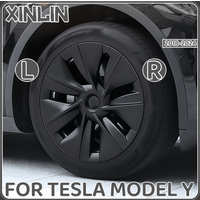 4PCS For Tesla Model Y 2020 Full Cover Hubcap Performance Replacement 19 Inch Wheel Cap Original Car Wheel Cap Accessories 2024