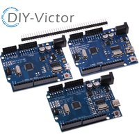 UNO R3 ATMEGA328P Chip 16Mhz For Arduino CH340G TYPE-C USB CH340 ATmega328P Straight Pin Header Development Board + CABLE