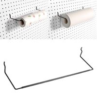 Pegboard Paper Towel Holder Paper Rack Hooks to Any Peg Board Pegboard Organization for Laundry Garage Toilet Kitchen Tool Shed
