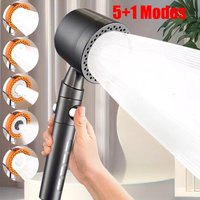 5-mode New High Pressure Water-saving Filter Shower Head Handheld Shower Head One-button Stop Bathroom Accessories Set