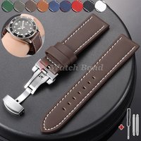 Genuine Watch Band Strap for Seiko 18mm 20mm 22mm 24mm Wristbelt Straps Vintage Black Brown Watchband for Smartwatch Accessories
