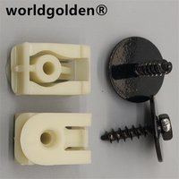 worldgolden 10PCS Nylon Beige Bumper&Fender Shield for BMW 07147311312 7149213164