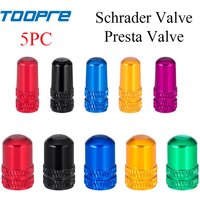 5PC Bicycle Tire Valve Cap Bike Schrader/Presta Valve Cap Road Mountain Bike Tire Cap Bicycle Tyre F/V A/V Valves Cover