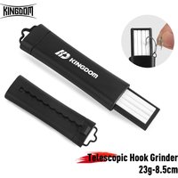 Kingdom Fishing Telescopic Hook Grinder 23g 8.5cm Portable Outdoor Fishhook Sharpen Tool Fishing Accessorie Saltwater Freshwater