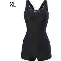 Flat Corner One-piece Swimsuit Chlorine Resistant Plus Size Women's Swimsuit With Chest Pad Conservative Design Beach Swimsuit