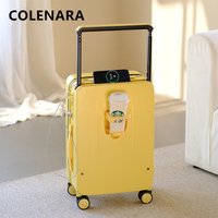 COLENARA 20"22"24"26 Inch Luggage Travel Bag ABS+PC Boarding Box Student Trolley Case Charging Password Box Cabin Suitcase