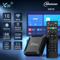 TV Box X96Q 2GB RAM 16GB ROM Android 10.0 Allwinner H313 Quad Core 2.4G WiFi 1000M LAN USB 4K 60fps H.265 HEVC Multimedia Smart Set Top Box