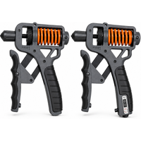 Verstellbarer Handgriff-Verstärker 11-220LB Tragbarer Unterarm-Finger-Handgelenk-Trainer für Heimfitness, Sport und Klettern