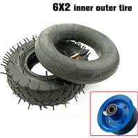 AliExpress Super 6 inch 6X2 Tire and Inner Tube Set for Electric Scooter Wheel Chair Truck F0 Pneumatic Wheel Trolley Cart Air Wheel Bike