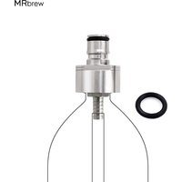 Stainless Steel Carbonation Cap Ball Lock Keg Post 5/16'' PET Bottles Counter Pressure Bottle Filling Cap For Soda Drink