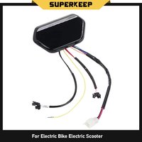 Universal 48V 60V 72V Dashboard LCD Display For Electric Bike Scooter Meter Control Panel Odometer Speedometer Accessories