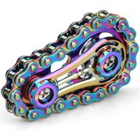 AliExpress SquishMeez Fidget Chain,Sensory Bike Chain EDC Anti Stress Relief Anxiety Metal Fidget Finger Hand Spinner Toys For Kids Adults ADHD Autism