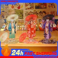 Kamisama Kiss Umbrella Kimono Ver. Nanami Acg Stand Tomoe Acrylic Stand Mizuki Figure Standing Plate Cosplay Prop Collect Toys