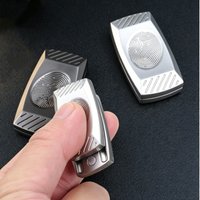 Fingerprint Magnetic Haptic Thumb EDC Fidget Slider Metal Stress Relief Sensory ADHD Toy Gadget Relax Gift for Adults Favors