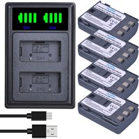 DuraPro NB-2L NB-2LH NB 2L 2LH NB2L Camera Battery + Charger for Canon EOS 400D S80 S70 S50 S60 350D G7 G9 Z1 DC420 HV20 HG1