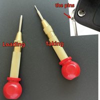 2pcs Multifunction Remote Car Key Pin Removal Fixing Tools for Folding Car Key new version Pin Fix Disassembly Tools