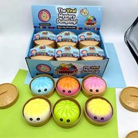 Decompression steamed stuffed bun pinch music gift blind box creative simulation vent steamed stuffed bun decompression toy