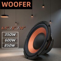 1 Pc 6.5/8/10 Inch Car Bass Woofer Speaker High Powered Subwoofer 350W/600W/850W Max Power 4 Ohm for Car Stereo Refit