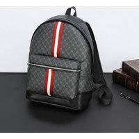 Fashion Backpack Men Letter Printed Men's Backpacks Luxury Striped 13 Inch Laptop Backpack Large Capacity Waterproof Travel Bags