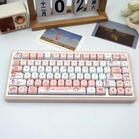 136 Keys My Melody PBT Keycaps MOA Dye-Sub MX Mechanical Keyboard Set for 61/64/68/87/96/104/108