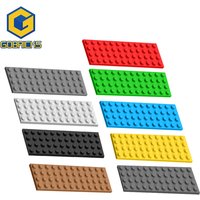Gobricks Moc plaque 4x12 briques pièces compatibles avec 3029 blocs de construction de jouets pour enfants assemble cadeau d'anniversaire technique adulte