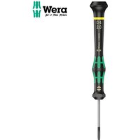 WERA 05118005001 2035 Screwdriver For Slotted Screws For Electronic Applications Corrosion Resistant Fast Rotation 2mm