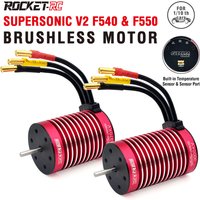 SURPASS HOBBY Rocket-RC Brushless Motor F540 550 motor V2 supersonic w/Temperature Sensor for 1/10 Tamiya RC Car Wltoys 3650