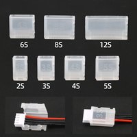 20pcs/lot 2S 3S 4S 5S 6S 8S 12S JST-XH Balanced Head Protection Balance Plug Savers AB Clip for Rc Lipo Battery