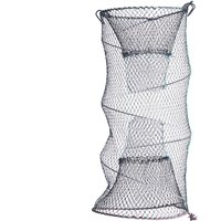 30x60cm Foldable Fishing Net Trap Telescopic Mesh Design for Shrimp Crab Crawfish Minnows Saltwater Freshwater Portable Landing