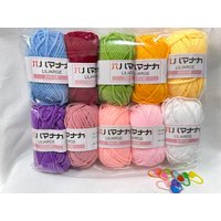 10PCS Soft Milk Cotton Knitting Yarn Set Multi Color Handmade Knitting Cotton Yarn For DIY Crochet Scarf Sweater Hat Doll Craft