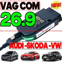 Interfejs VCDS VAGCOM 2026, aktualizacja VAG HEX V2 26.9 dla VW, AUDI, Skoda, Seat, wielojęzyczna diagnostyka samochodowa, narzędzia VAGOM.