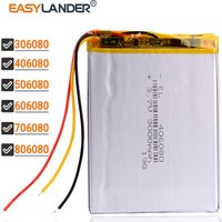 3lines 406080 306080 506080 606080 706080 806080 3.7V 3000mAh Lithium polymer Battery For reader Onyx Boox Vasco da Gama 2 VASCO
