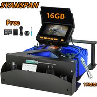 16GB DVR Screen Endoscope for Cars Sewer Camera,SYANSPAN Pipe Inspection Camera 8500mAh IP68 Waterproof Drain Sewer Camera