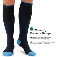 1Pair Compression Sock-Compression Sock For Women and Men Circulation -Best for Running,Athletic Sports