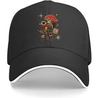Retro Psychedelic Mushroom Eye Sandwich Baseball Cap