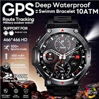 2026 New T-Rex 3 Ultra Outdoor Sports Smart Watch Men GPS Motion Track 5 ATM Waterproof Heart Rate HD Bluetooth Call Smart Watch