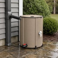 Rainwater Collection Barrel Faucet Spout Foldable Rain Barrel Portable Rainwater Collection System Space-Saving for Yard