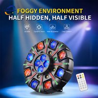 150W 8-arm Beam Stage Light 4-in-1 RGBW LED Effect Light DMX512 Remote Control Suitable for DJ Parties Discos KTVs Stage Light