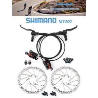 AliExpress Shimano MTB Hydraulic Disc Brake MT200 BR BL Mountain Bike Hydraulic Brake 160mm Rotors Bicycle Caliper Cycling Parts