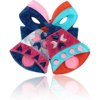 Creative Acrylic Colorful Bowknot Lamp Bulb Brooches for Women Lovely Resin Glitter Badge Pins Christmas Jewelry Gifts Accessory