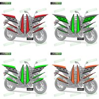 For Ninja Z800 Z 800 motorcycle accessories printed fairing decals full vehicle kit reflective stickers protection decoration