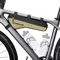 AliExpress NONE NEWBOLER Bicycle Bag Top Tube Bag 1.5L Large Capacity Waterproof Bike Triangle Bag For Mtb&Road Gravel Bicycle Accessories