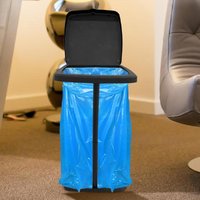 Indoor Rubbish Can Stand Garbage Bag Holder Telescopic Garbage Holders Waste Storage Frame With Lid For Living Room Yard Lawn