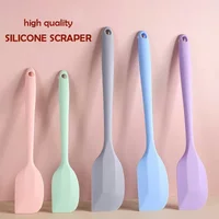 New Silicone cream spatula Non-stick butter spatula Heat-resistant kitchen baking tools DIY cake baking tools Ice Cream tools