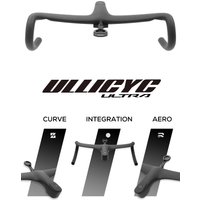 T4 ULTRA Road Bike Full Carbon Fiber Internal Cable Integrated Bicycle Handlebar Cockpit For 360mm-380mm With Mount Spacers